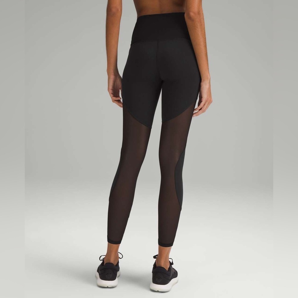 Lululemon Wunder Train Mesh Panel High-Rise Tight 25"
Black